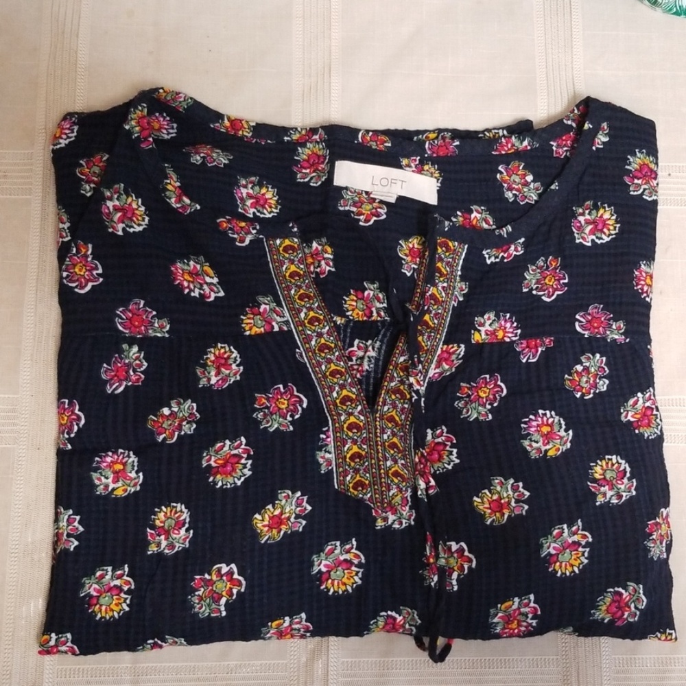 Loft Floral Blouse